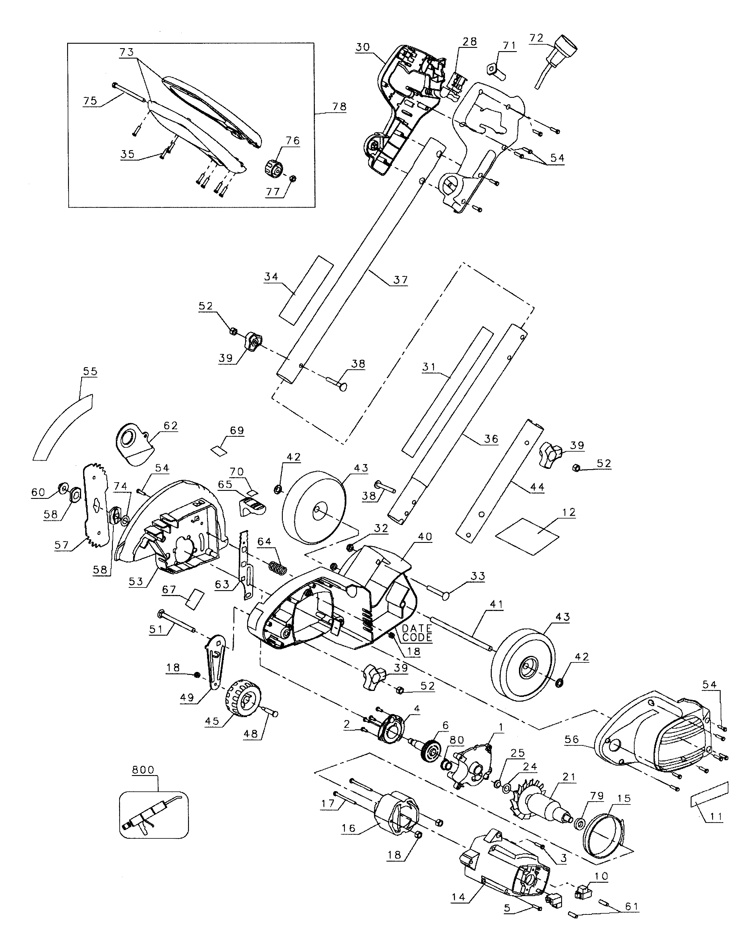 Trimmer assy