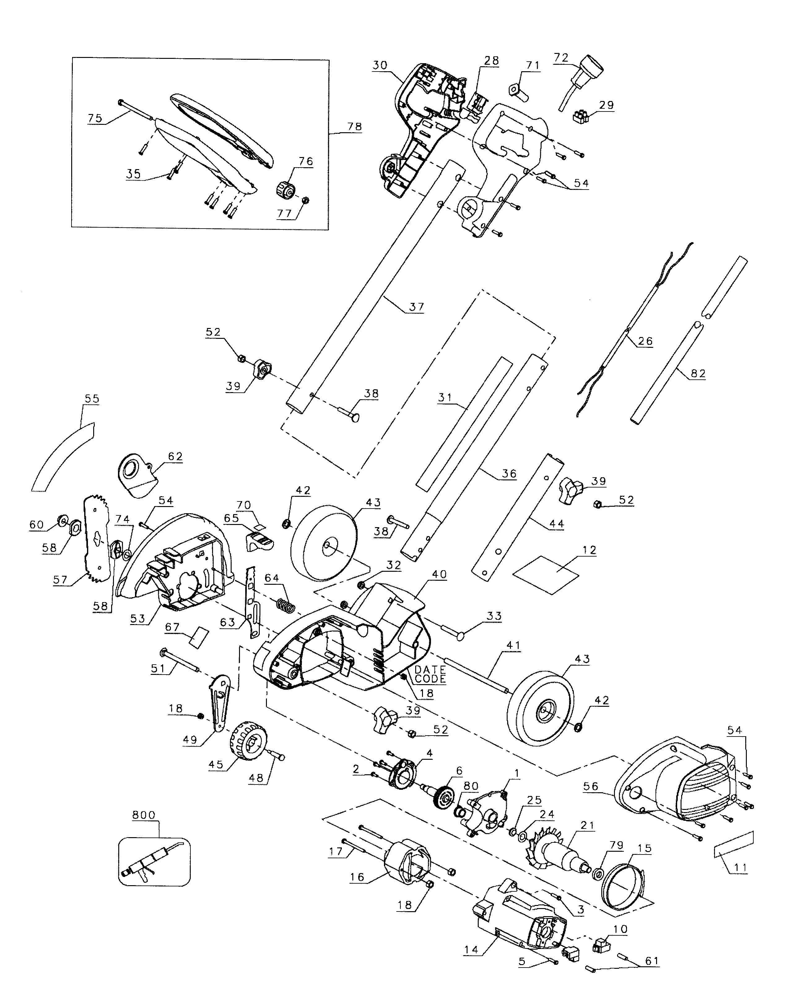 Trimmer assy