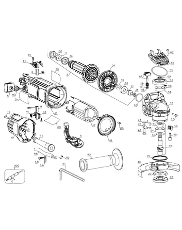 Grinder assy