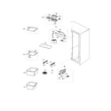 Samsung RS25H5000WW/AA-00 refrigerator diagram