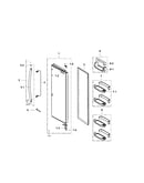 Refrigerator door
