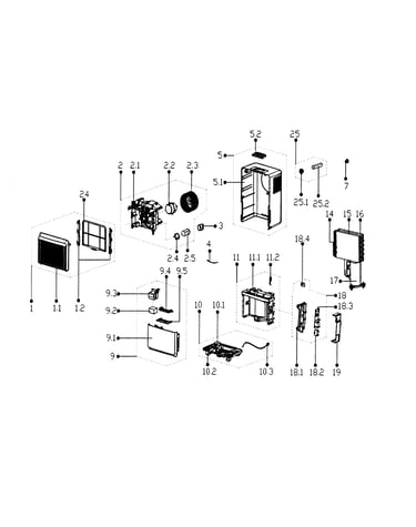Dehumidifier assy