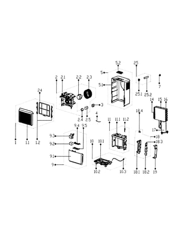 Dehumidifier assy