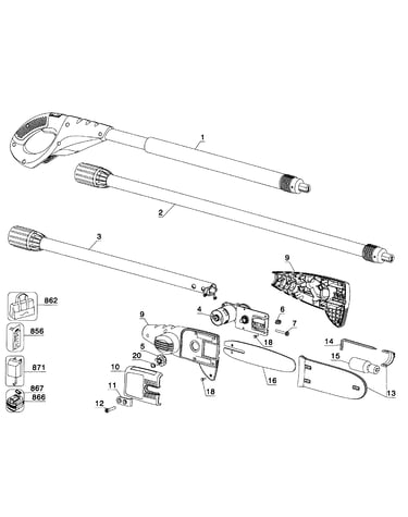 Chainsaw assy