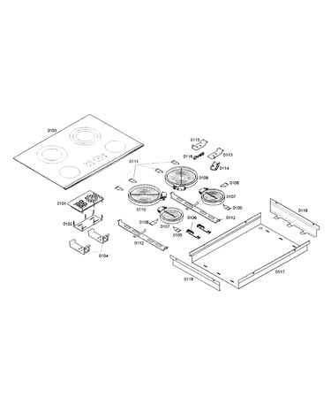 Cooktop assy