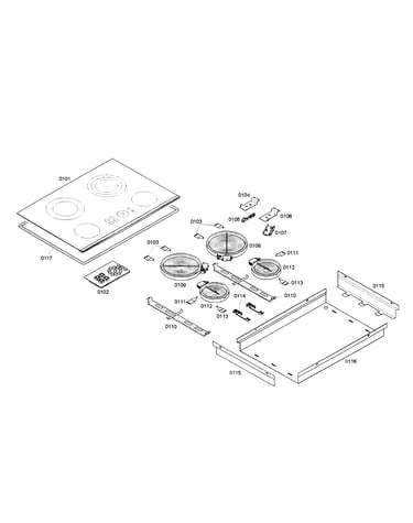 Cooktop assy
