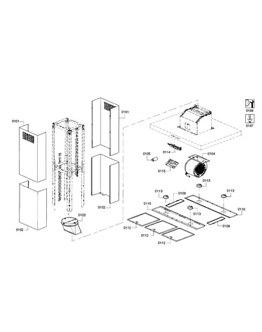 Range hood assy