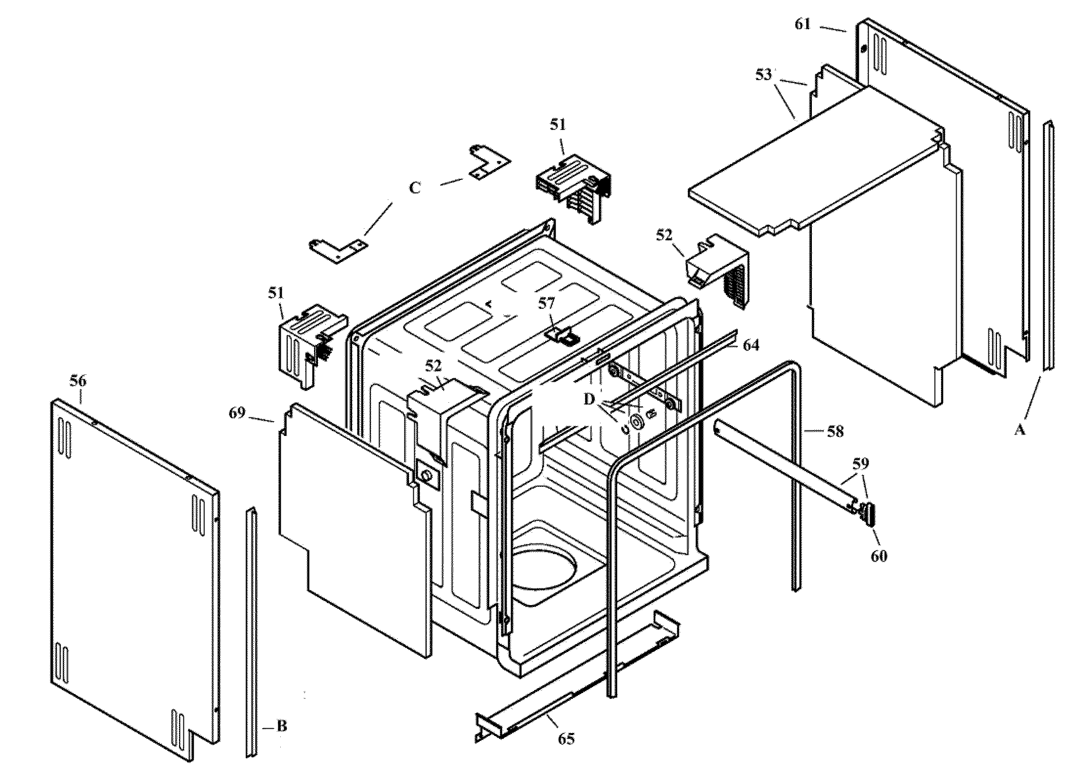 Frame & cavity