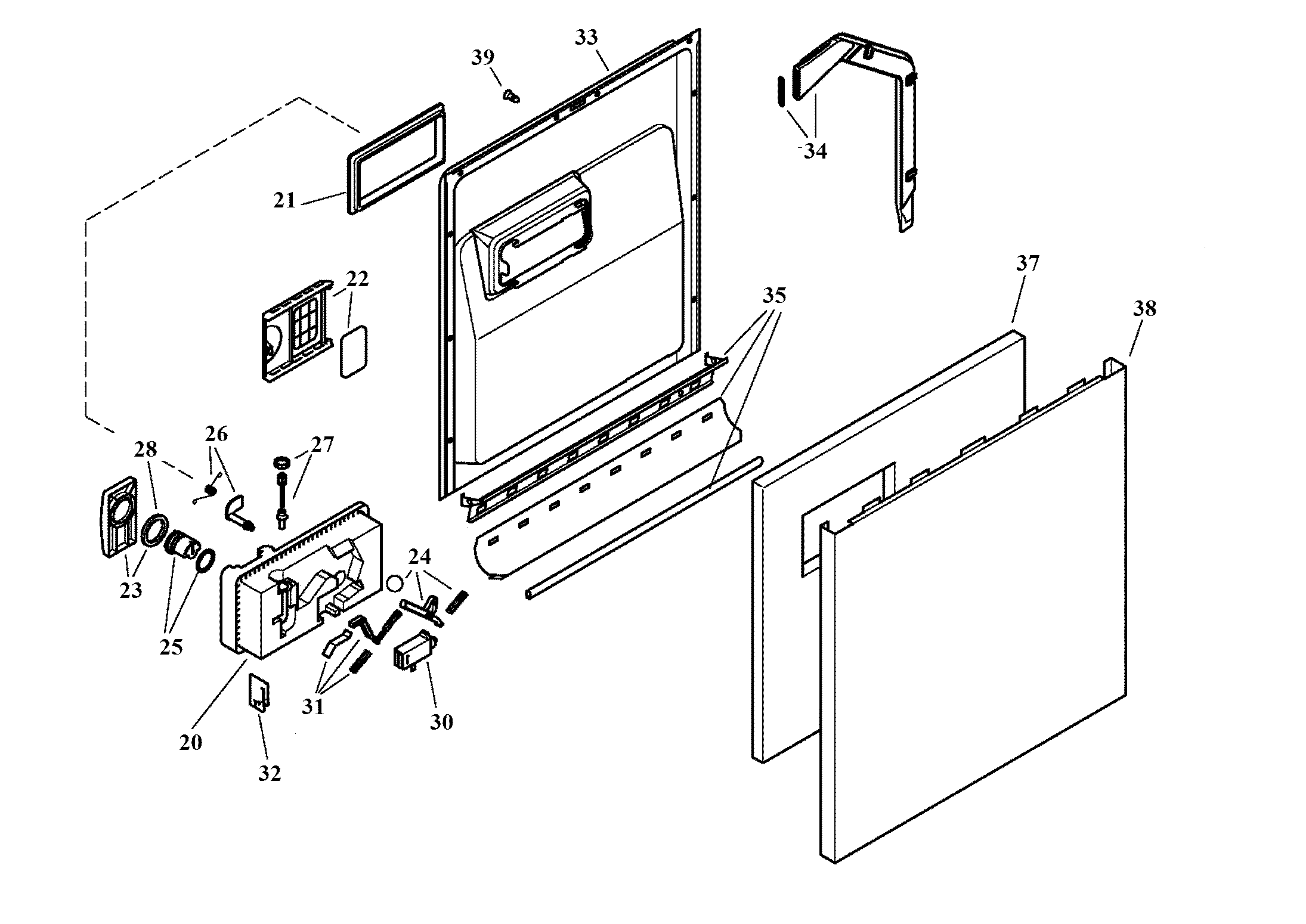 Door assy