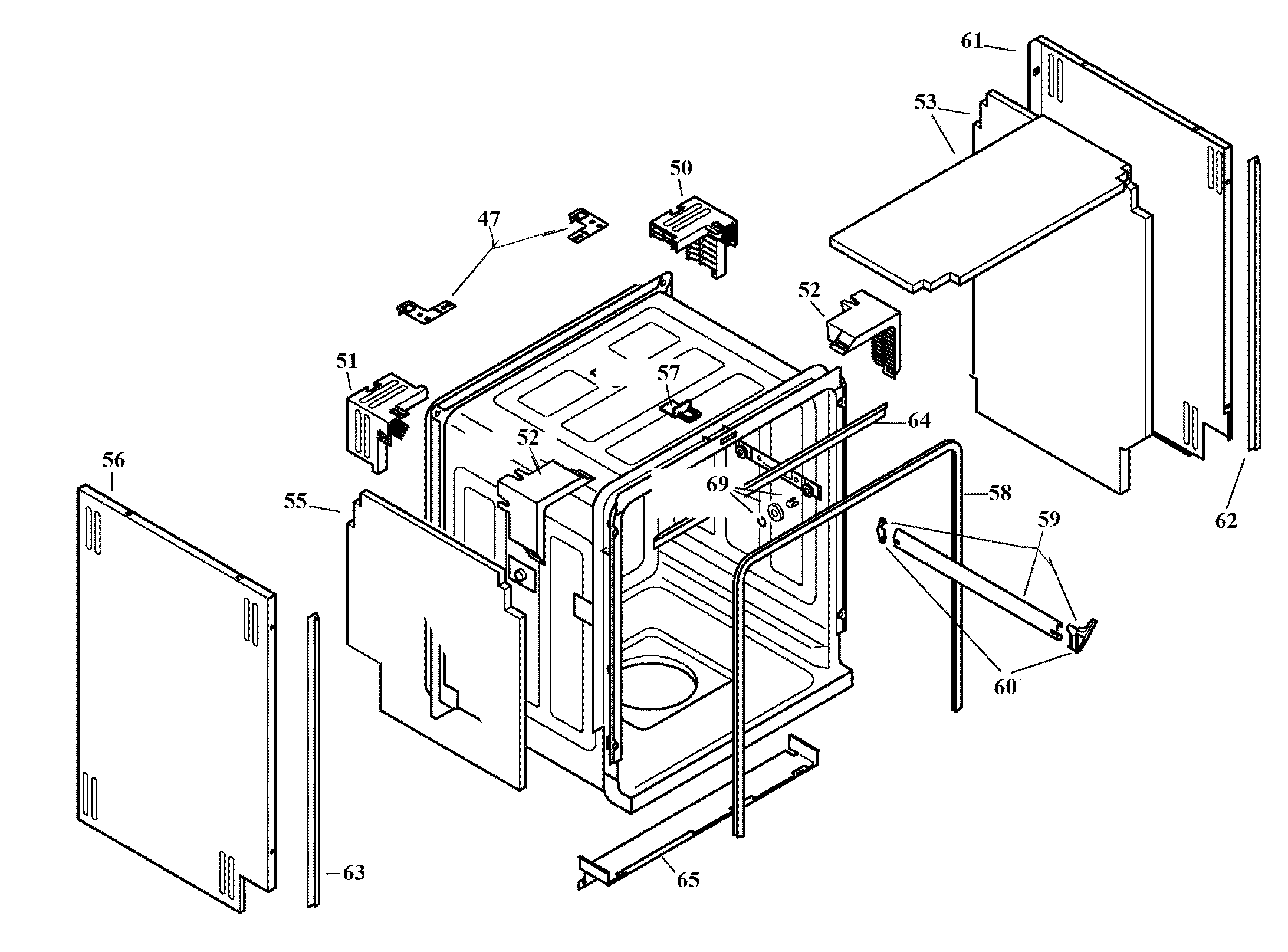 Frame & cavity