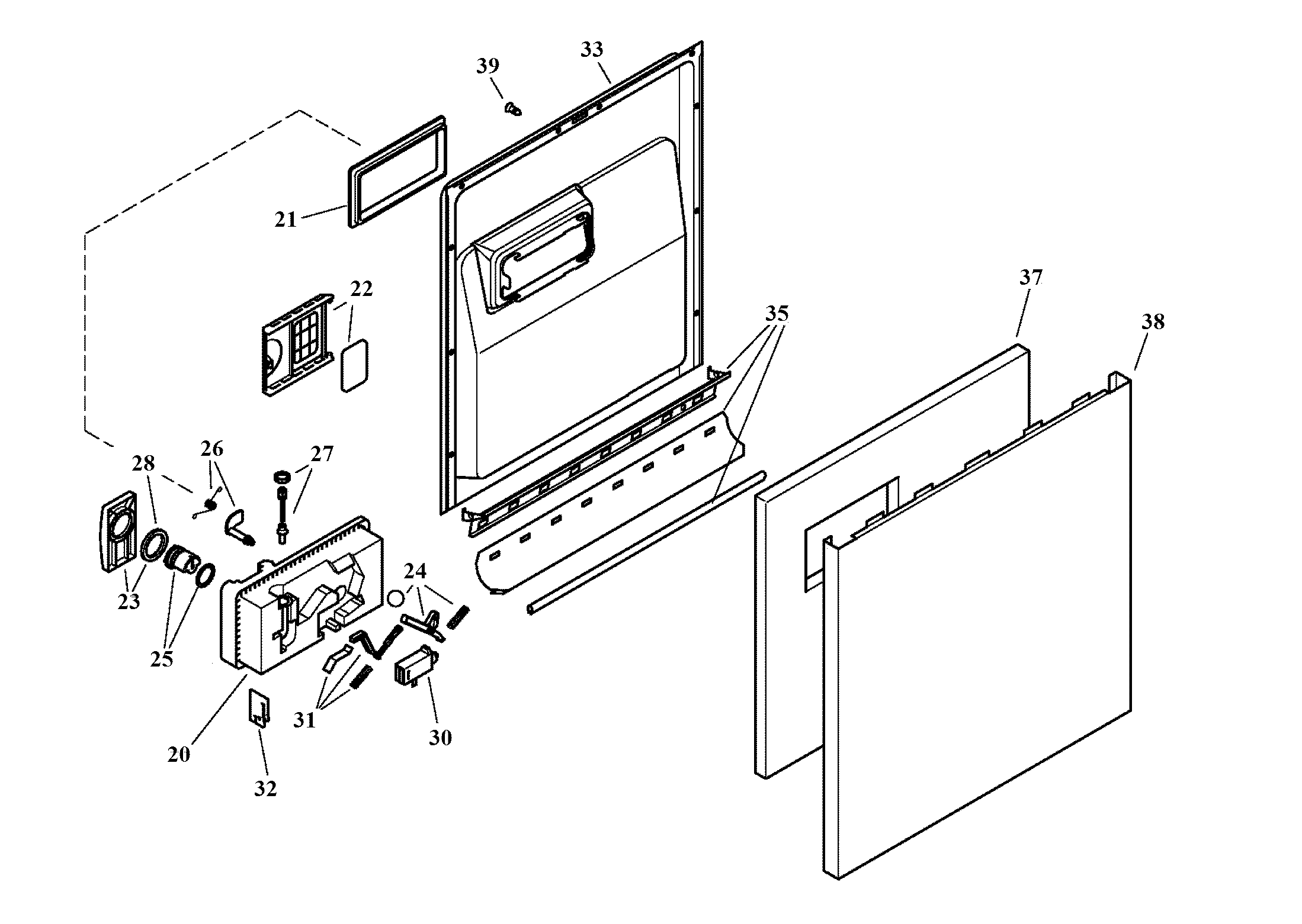 Door assy