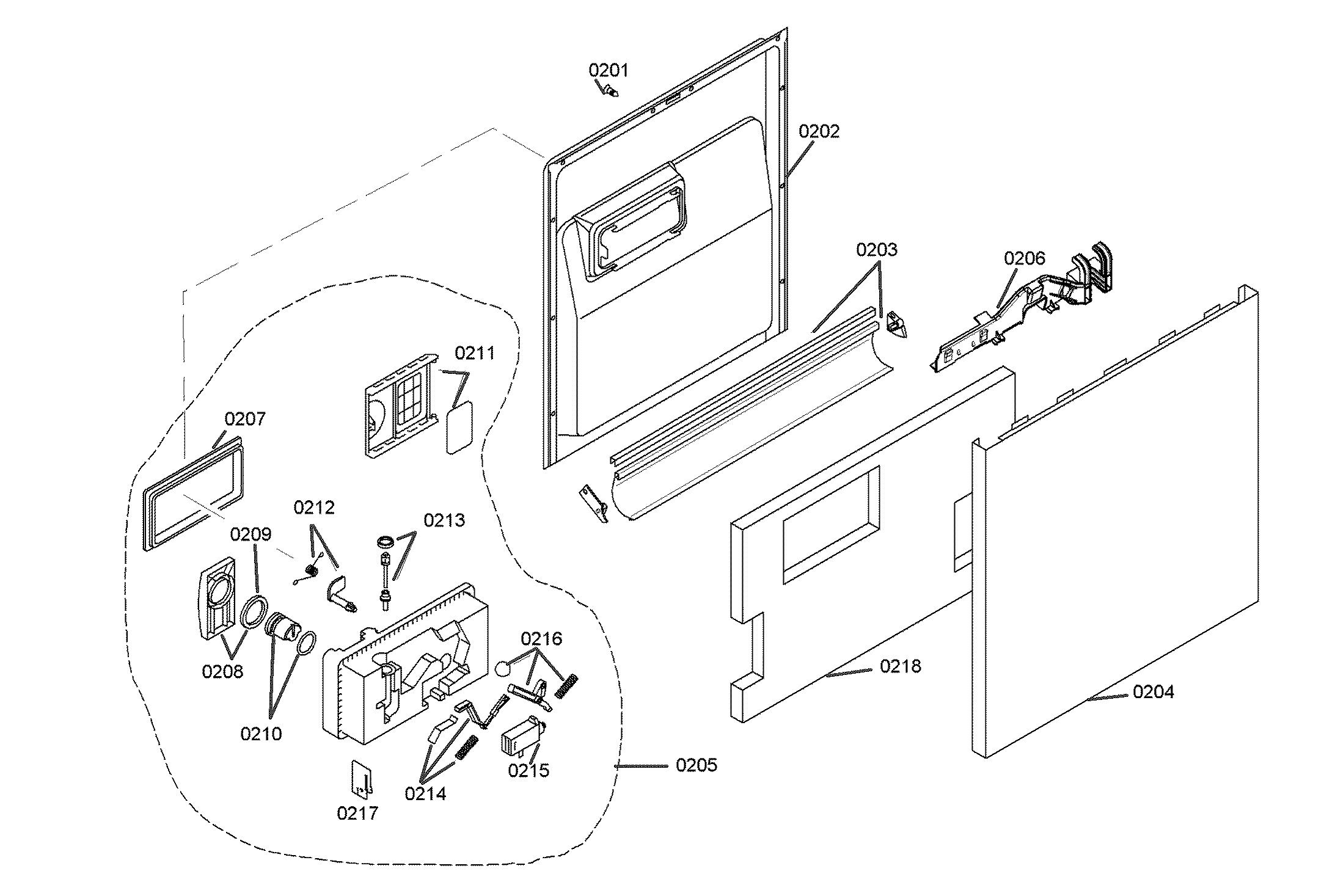 Door assy