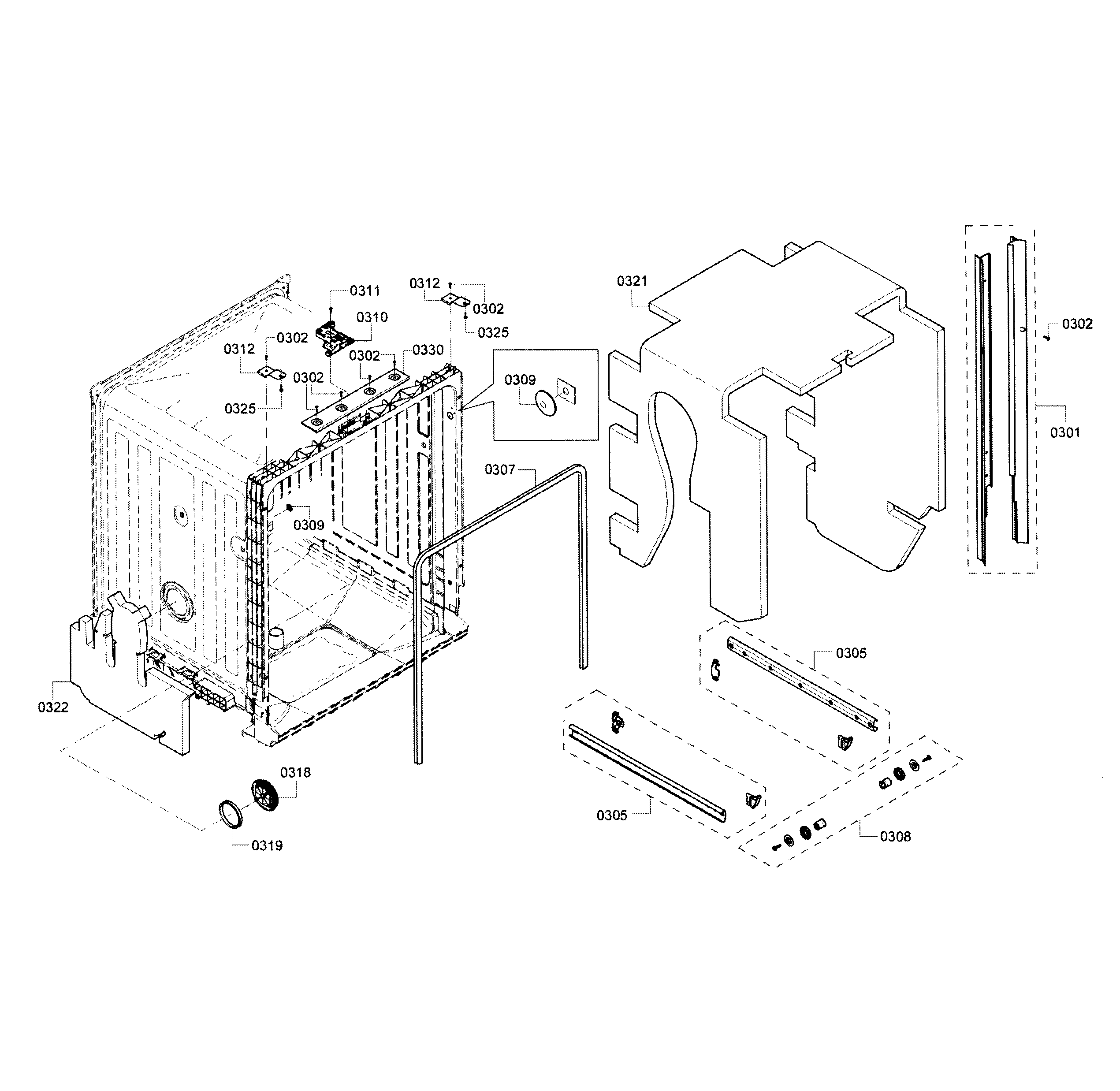 Frame & cavity