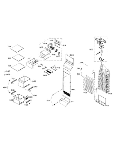 Freezer assy