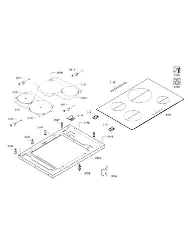 Cooktop assy