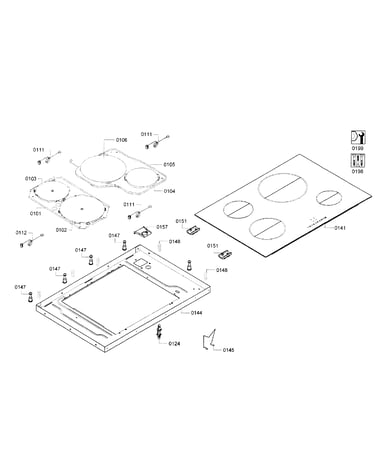 Cooktop assy