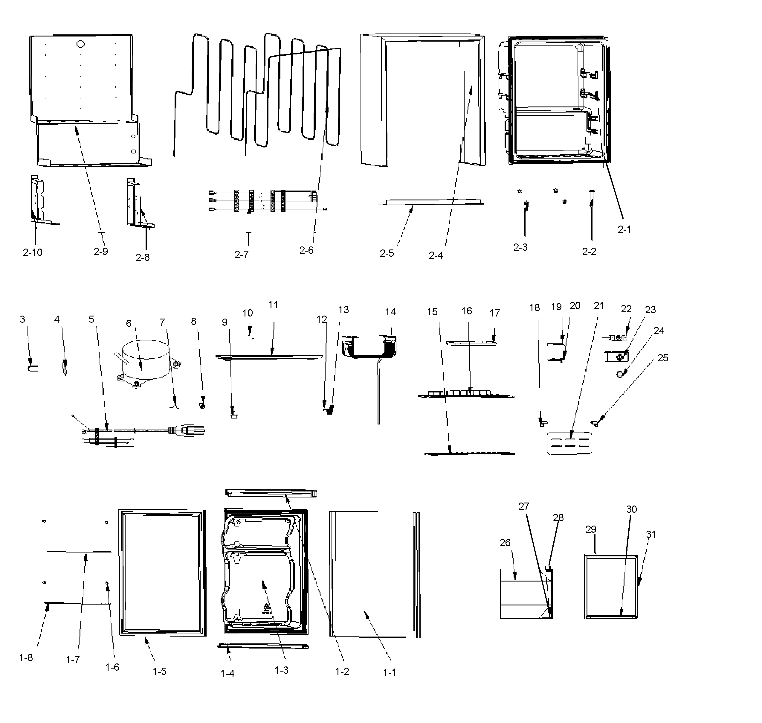 Refrigerator assy