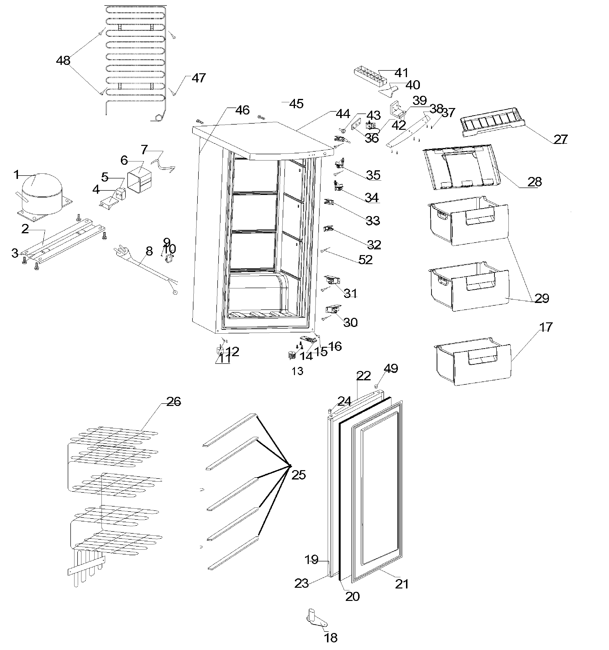 Freezer assy