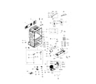 Samsung RF28HMEDBSR/AA-01 cabinet diagram
