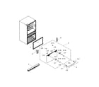 Samsung RF28HMEDBSR/AA-02 door-freezer diagram