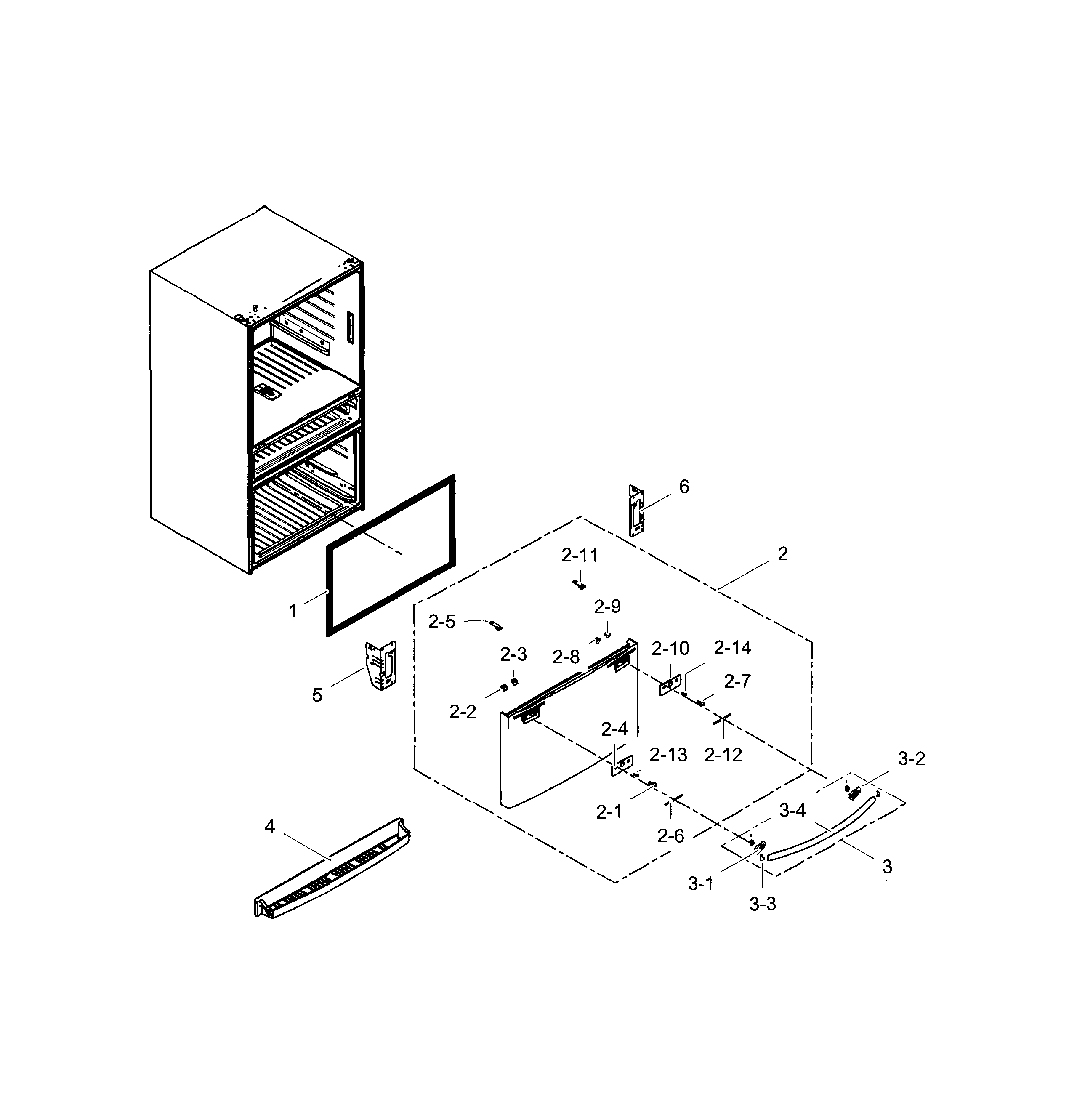 Door-freezer
