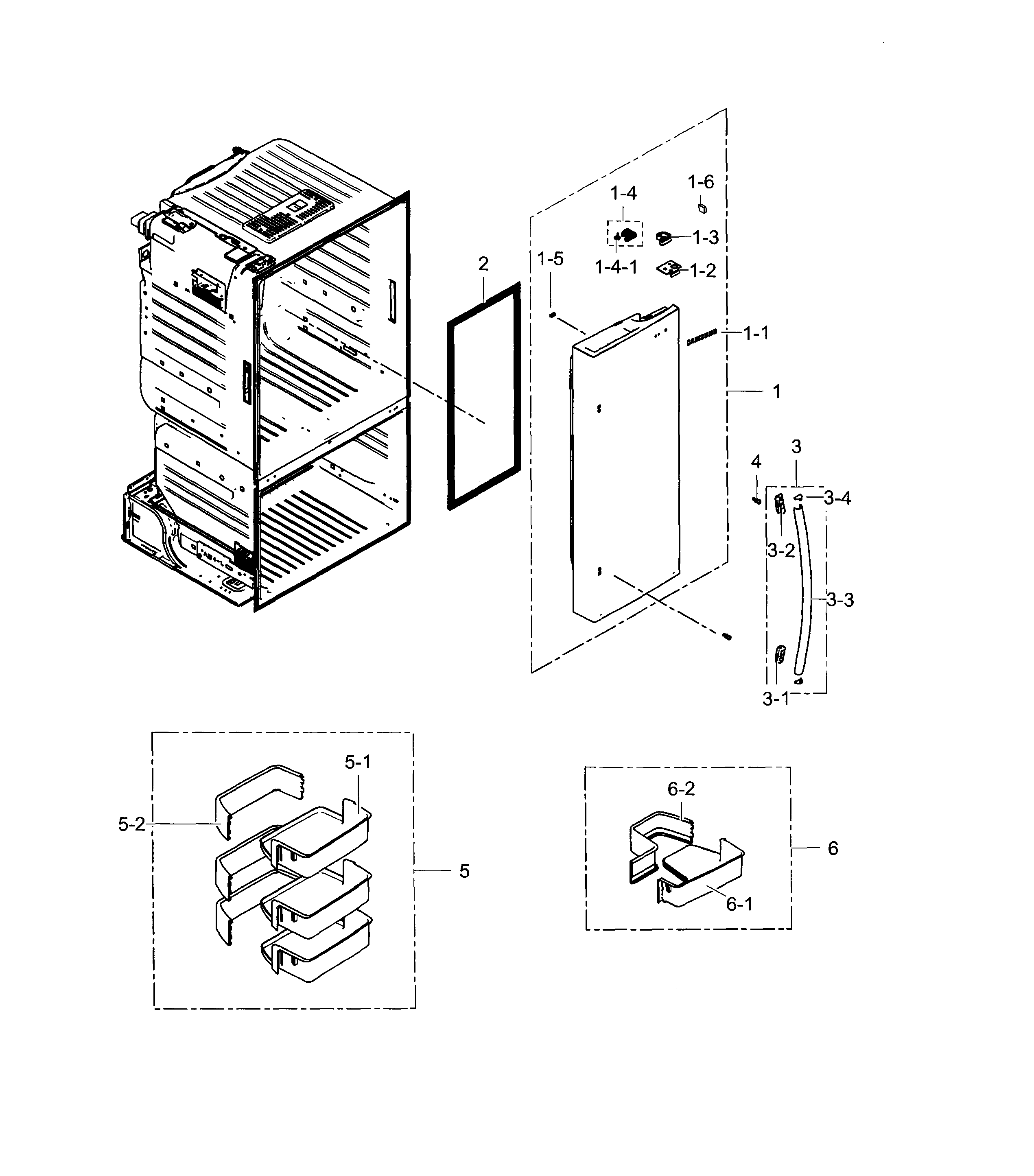DOOR R-REFRIGERATOR