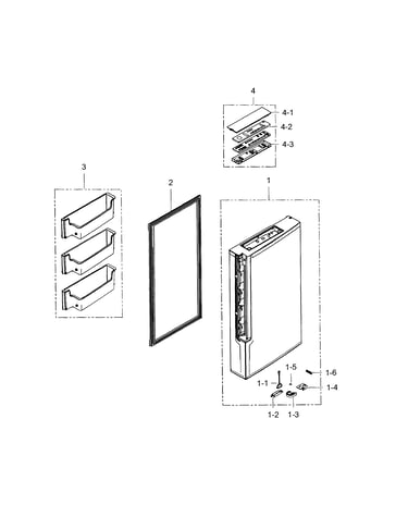 Door r-freezer