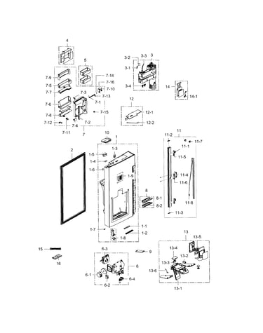 Door l-refrigerator