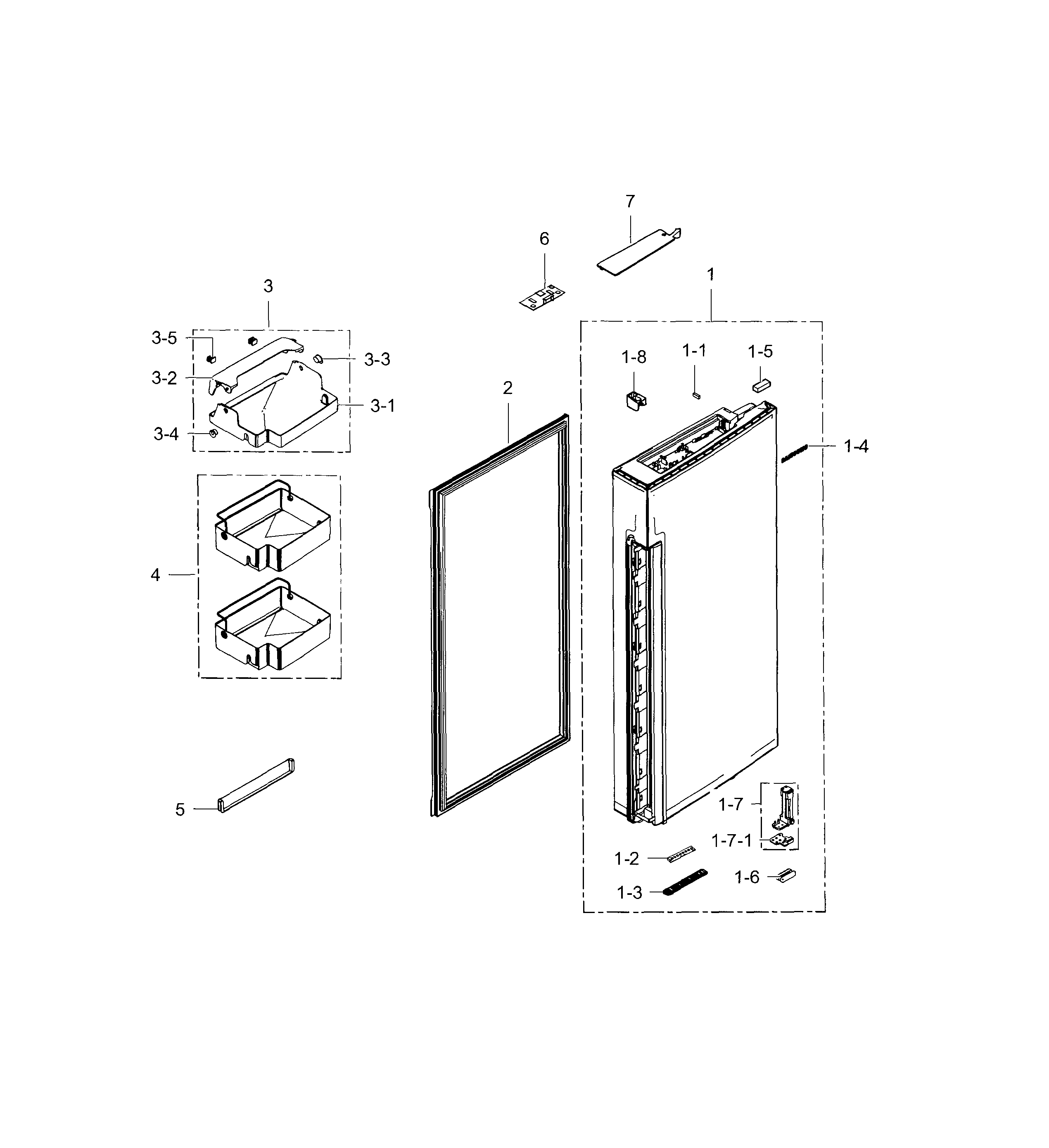 Door r-refrigerator