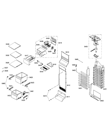 Freezer assy