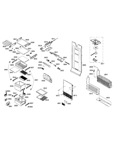 Refrigerator assy