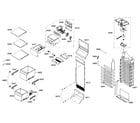 Bosch B22CS50SNW/04 freezer assy diagram