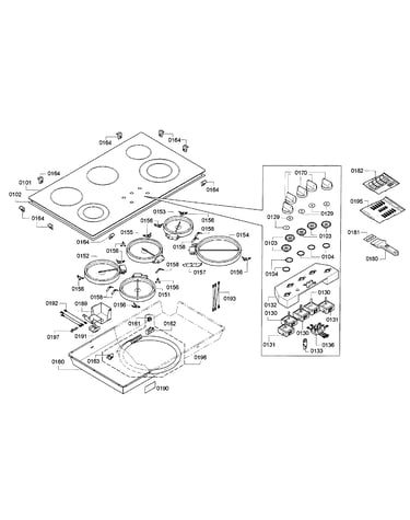 Cooktop assy