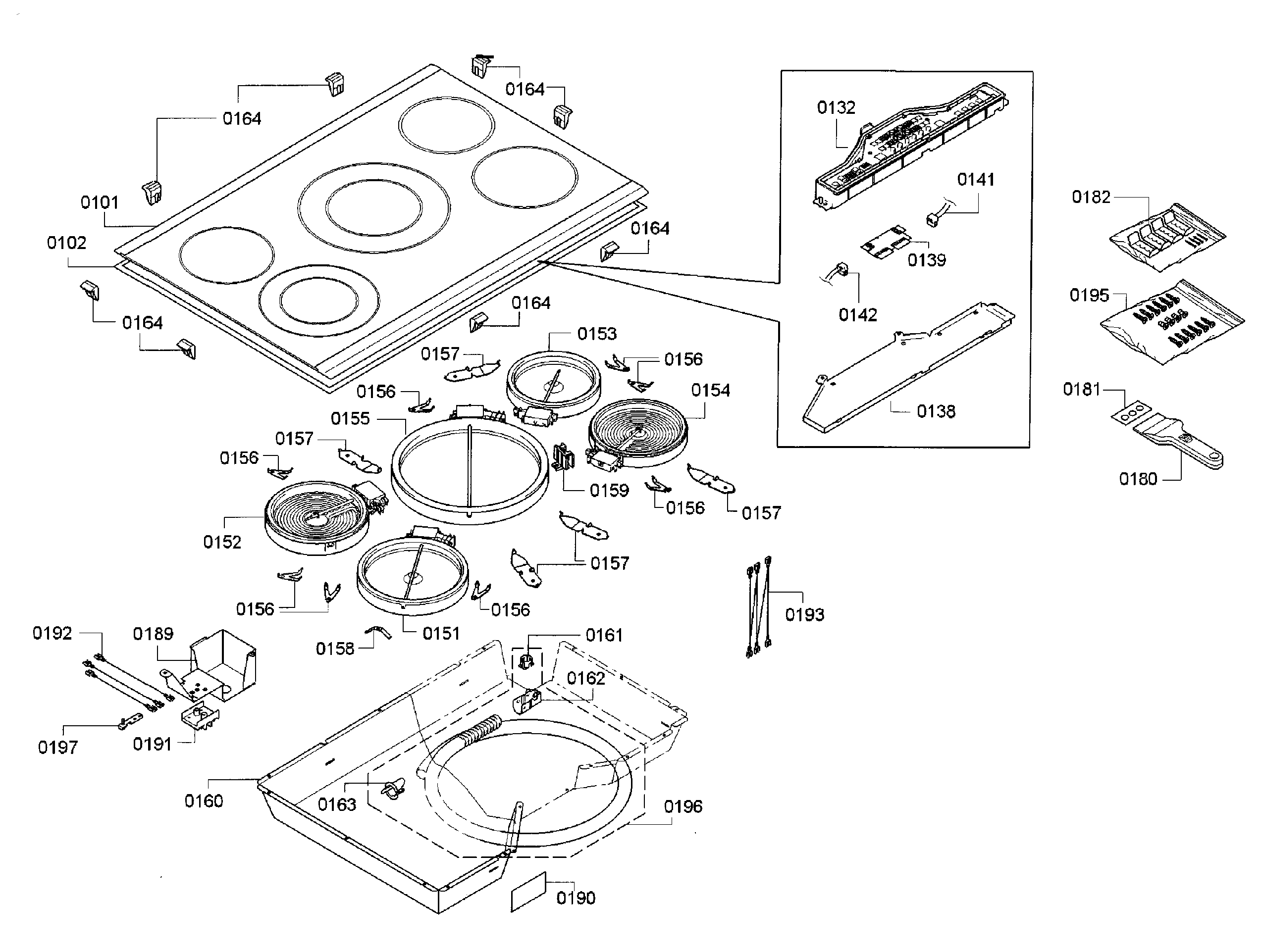 Cooktop assy