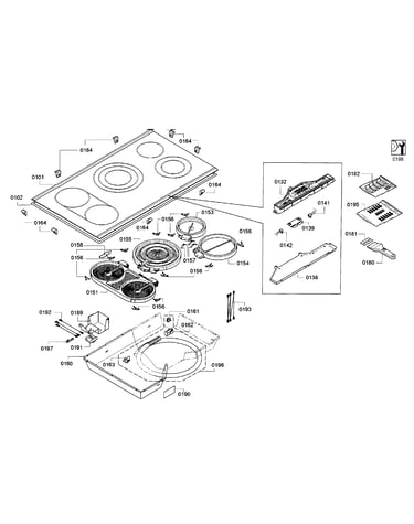 Cooktop assy