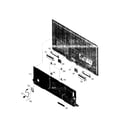 Sony KDL-60W630B rear cabinet diagram