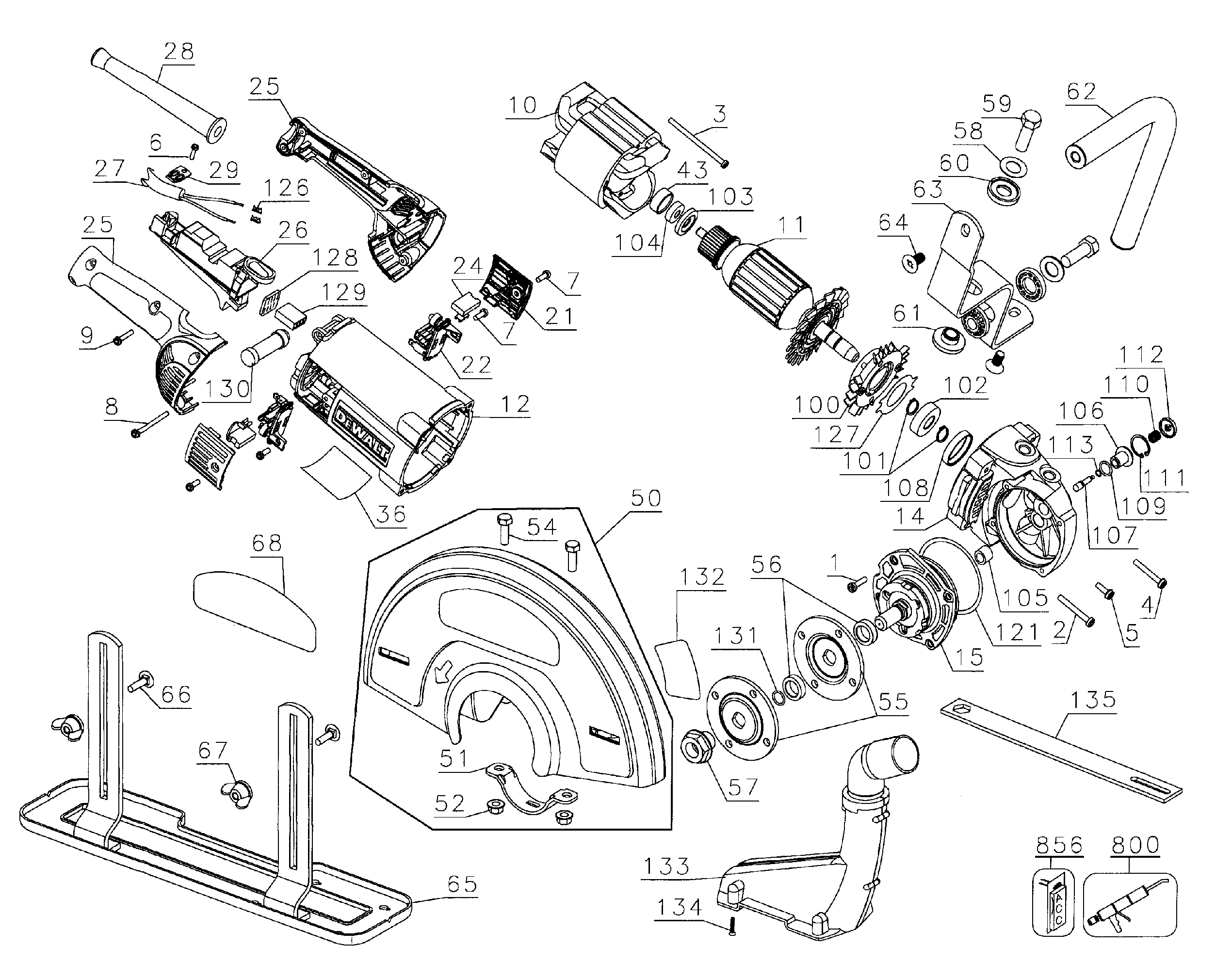 Saw assy