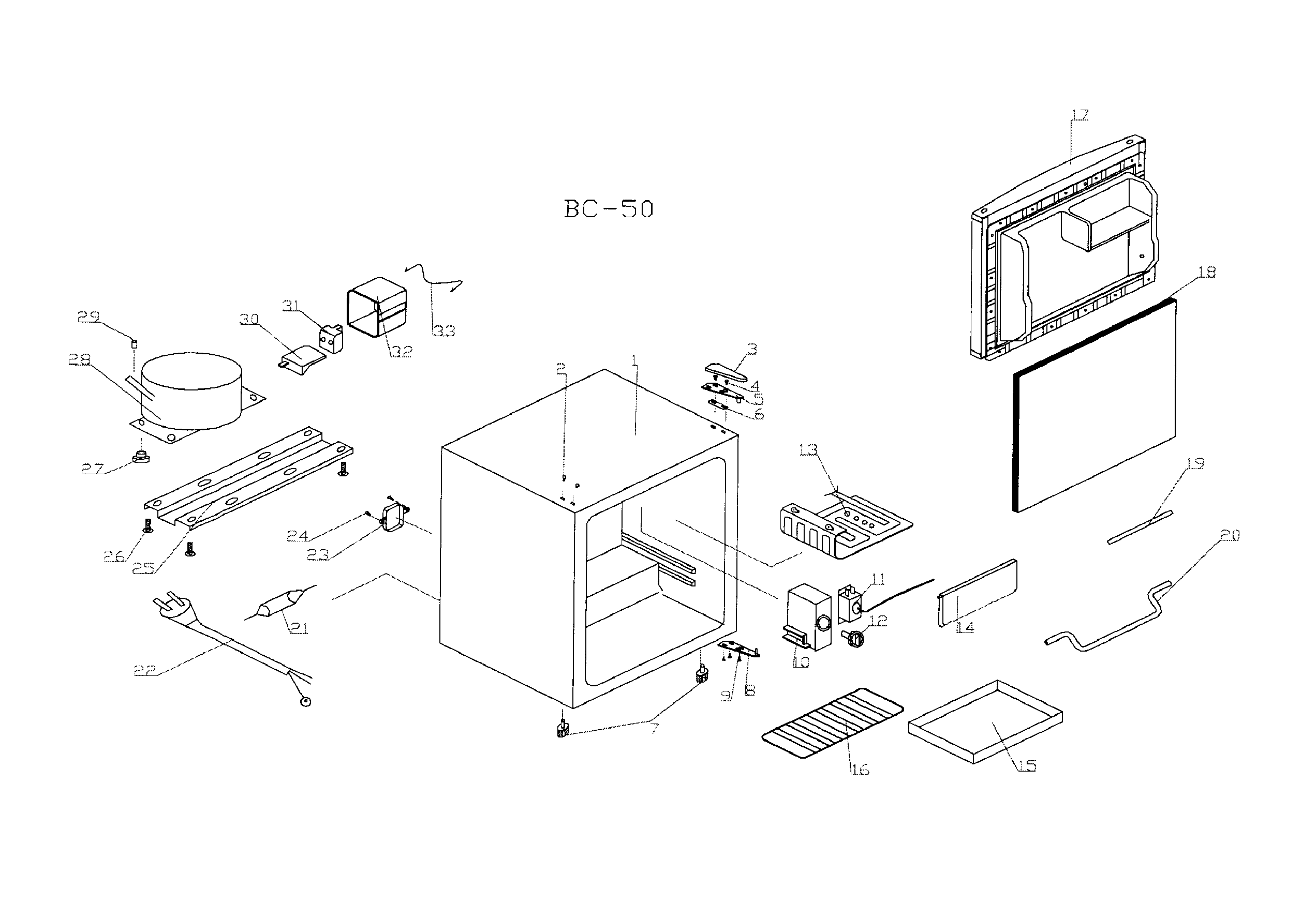 REFRIGERATOR ASSY