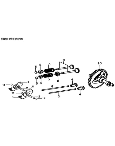 Rocker-camshaft