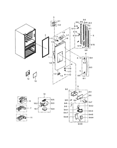 Refrigerator door l