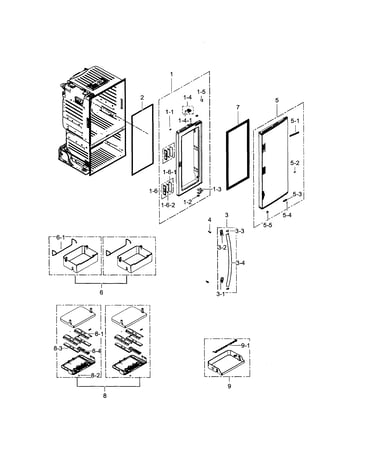 Refrigerator door r