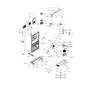 Samsung RF23HSESBSR/AA-00 cabinet diagram