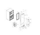Samsung RF23HSESBSR/AA-00 refrigerator door r diagram