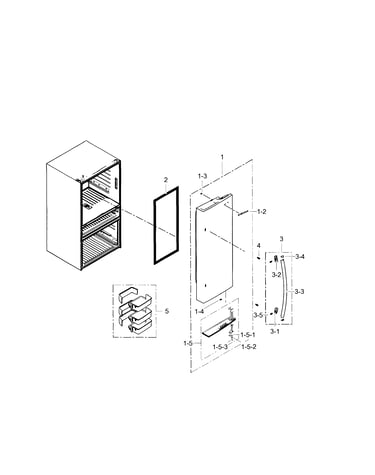 Refrigerator door r