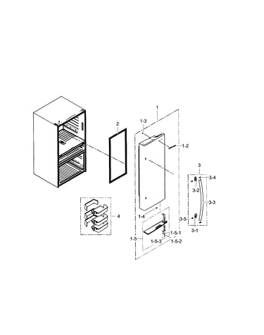 Refrigerator door r