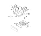 Bosch HGS3023UC/04 cooktop & drawer diagram