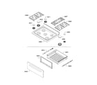 Bosch HGS3023UC/10 cooktop & drawer diagram