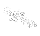Bosch HWD2750UC/01 drawer assy diagram