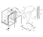 Bosch SHE3AR52UC/12 frame & cavity diagram