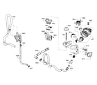 Bosch SHE3AR52UC/12 valve/pipe assy diagram